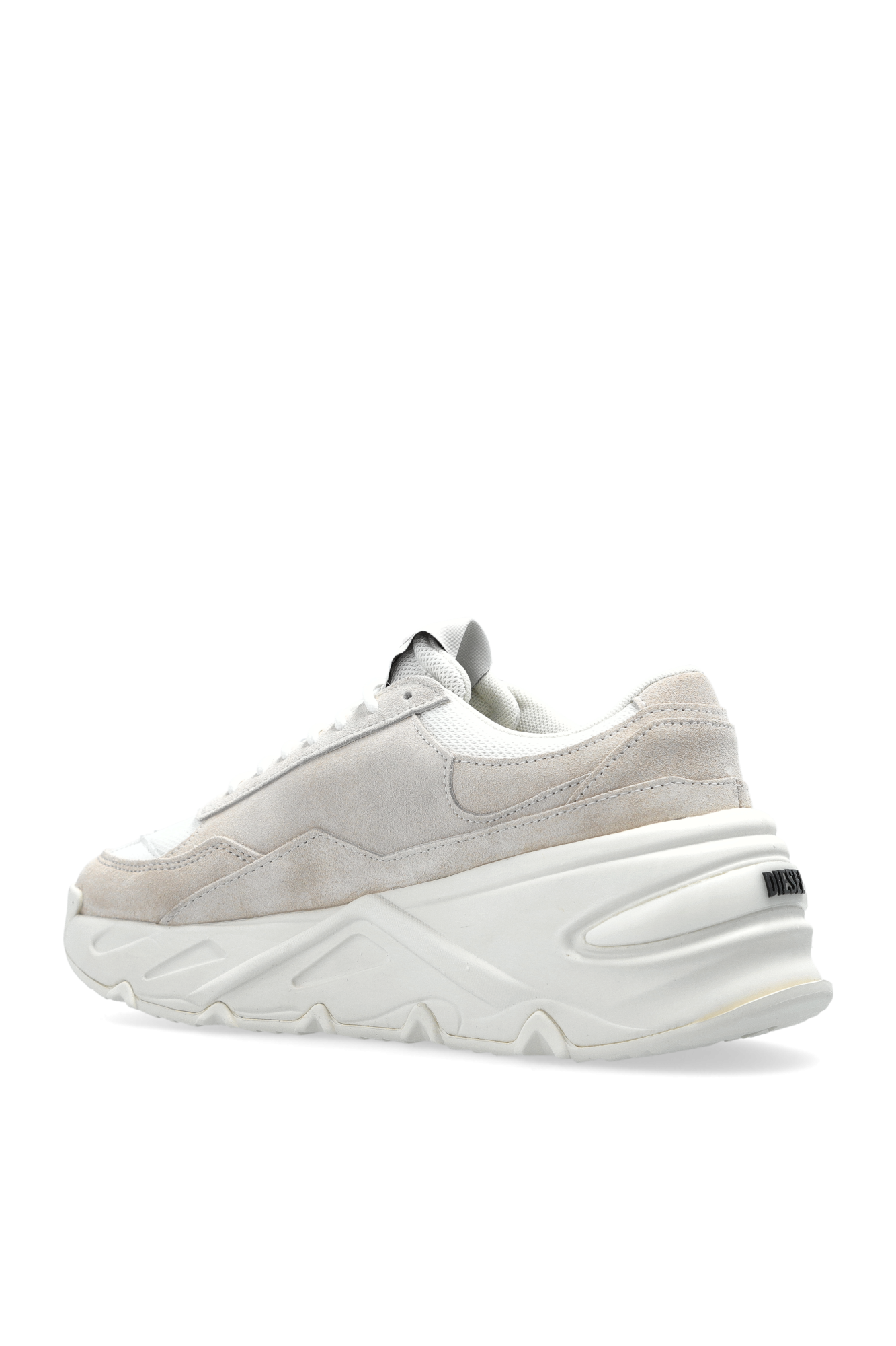DIESEL S-SAVANNAH W スニーカー 24.0 Women's S-Savannah-Platform sneakers in suede and mesh